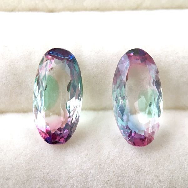 画像2: アイリスガラスルース オーバル型 約16mm×8mm (2)