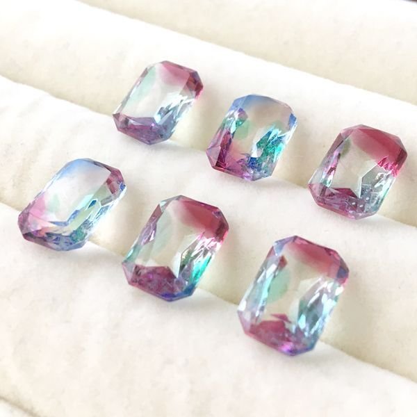 画像5: アイリスガラスルース オクタゴン型 約12mm×8mm (5)