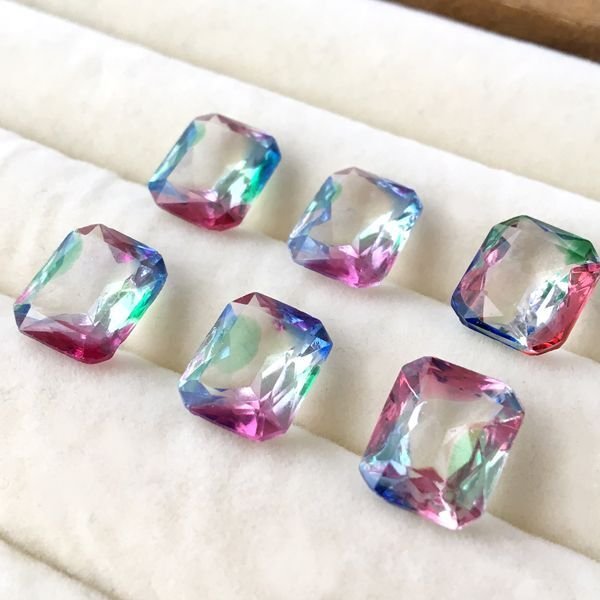 画像6: アイリスガラスルース オクタゴン型 約12mm×10mm (6)