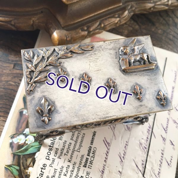 画像12: ヴェネツィア紋章とフルールドリスのジュエリーボックス (12)