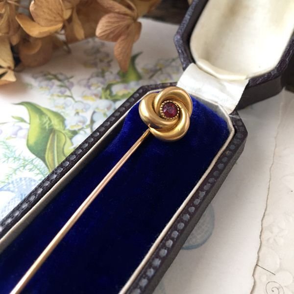 画像4: FIX ノットゴールドクラヴァットピン (4)