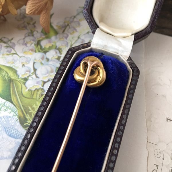 画像5: FIX ノットゴールドクラヴァットピン (5)