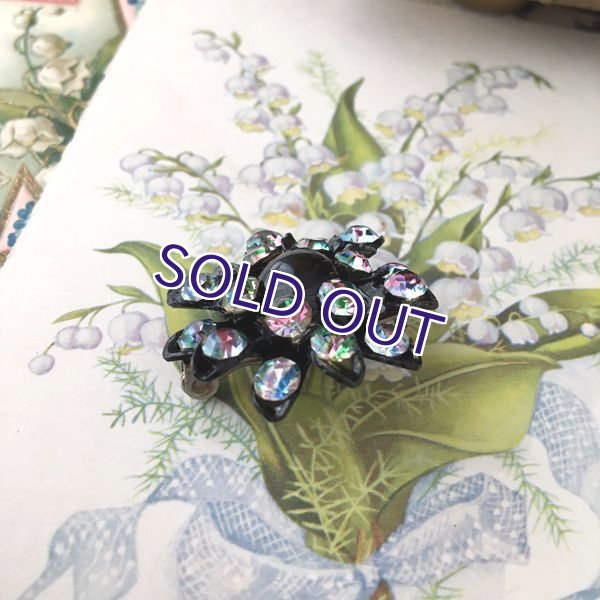 画像3: アイリスガラスのクラスターブローチA (3)