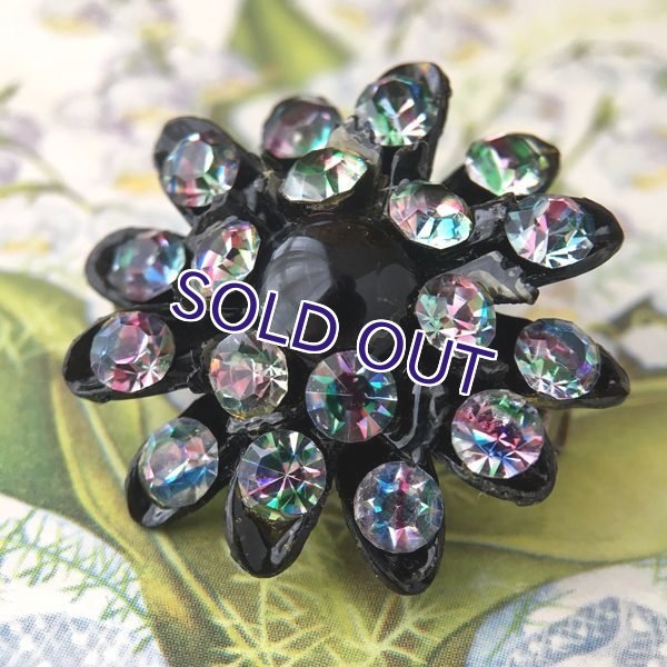 画像5: アイリスガラスのクラスターブローチA (5)