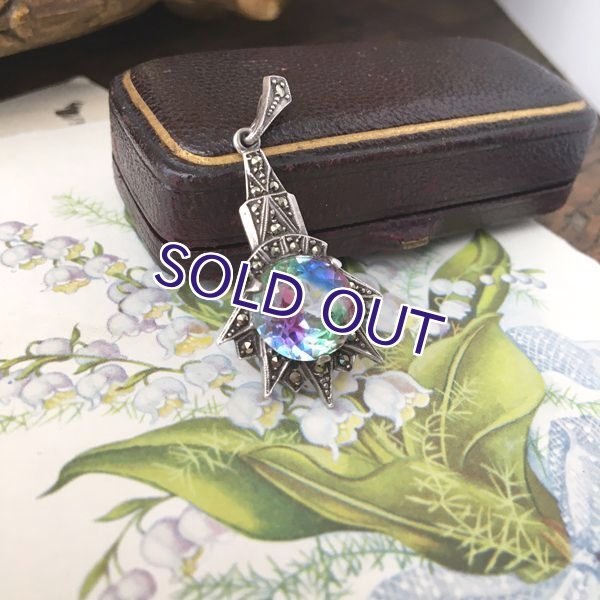 画像4: アイリスガラスのシューティングスターペンダント (4)
