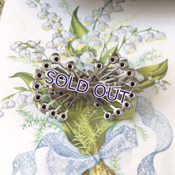 画像4: アイリスガラスのクラスターブローチB (4)