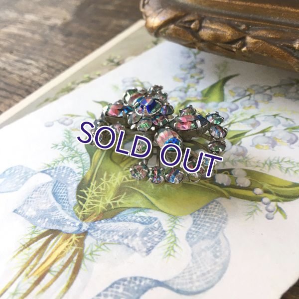 画像10: アイリスガラスのクラスターブローチB (10)