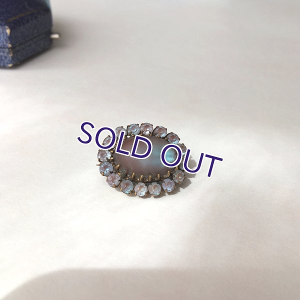 画像10: オーバルサフィレットのデイジーブローチ (10)