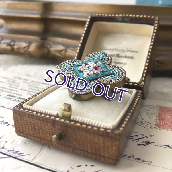 画像5: 花々のマイクロモザイクブローチ (5)