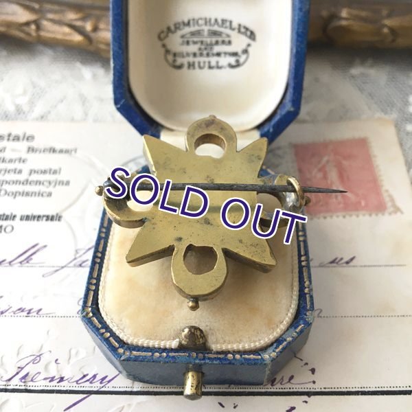 画像9: 勿忘草のマイクロモザイクブローチ (9)