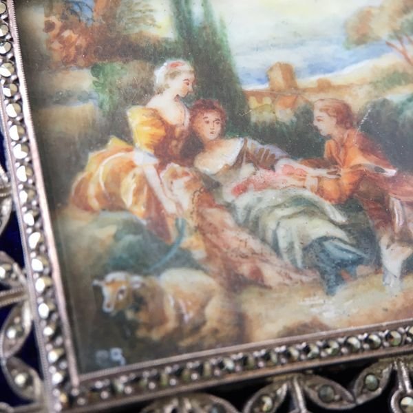 画像8: 恋人たちのミニアチュールブローチ (8)