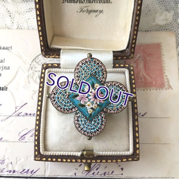 画像2: 花々のマイクロモザイクブローチ (2)