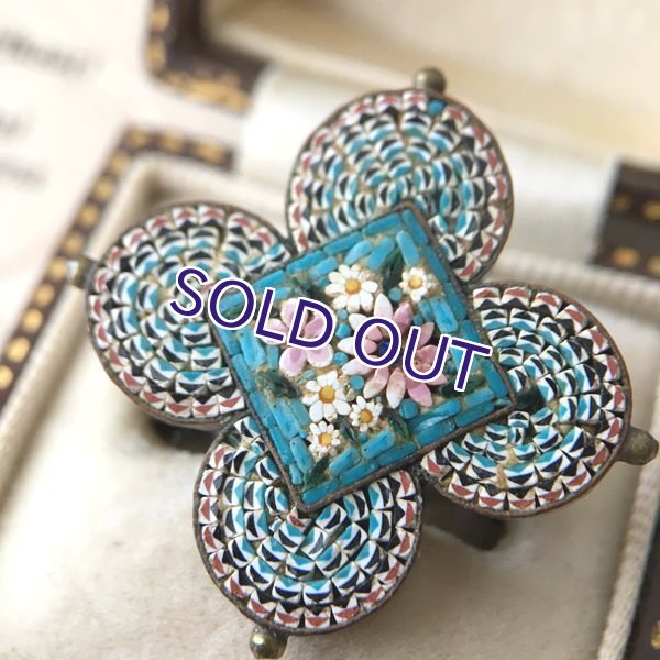 画像3: 花々のマイクロモザイクブローチ (3)