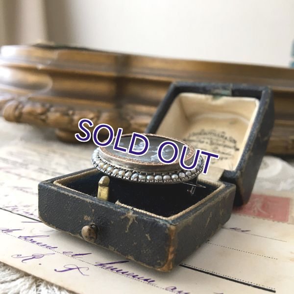 画像7: ふたりの天使のミニアチュールエナメルブローチ (7)