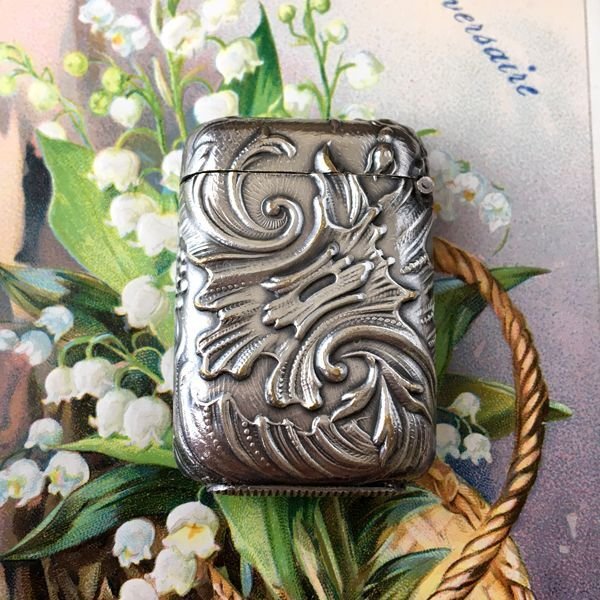 画像3: ロカイユ文様のマッチケース (3)