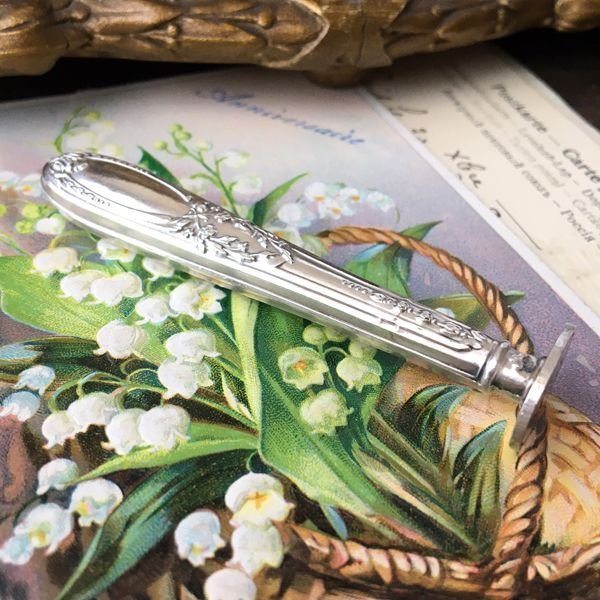 画像11: 銀製 『MR』シーリングスタンプ (11)