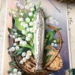 画像3: 銀製 リボンと花々のシーリングスタンプ (3)