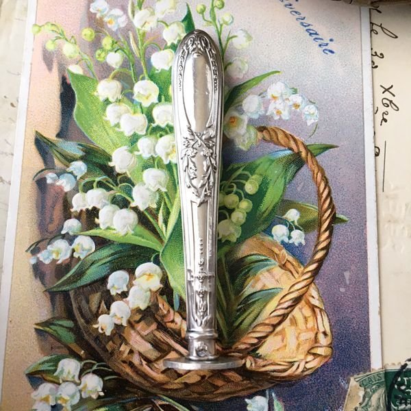 画像3: 銀製 『MR』シーリングスタンプ (3)