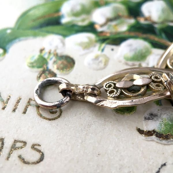 画像6: フィリグリー細工のゴールドブレスレット (6)