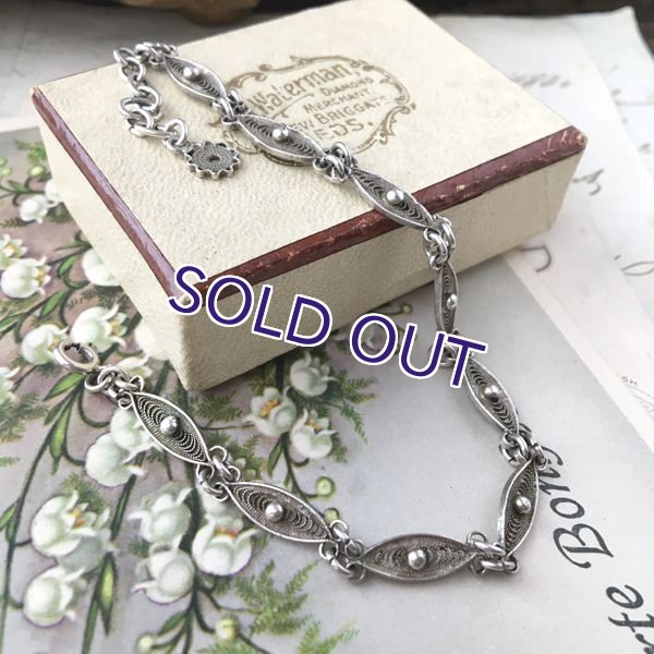 画像4: 銀製 フィリグリー細工のブレスレット (4)