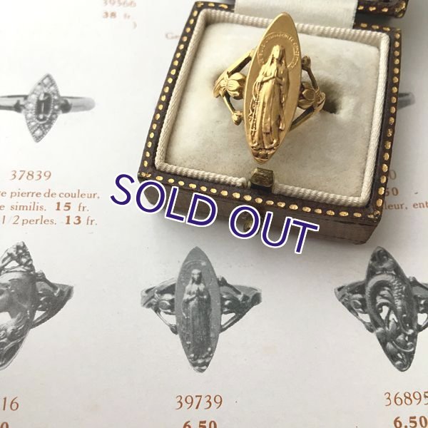 画像9: FIX 聖母マリアのゴールドリング (9)