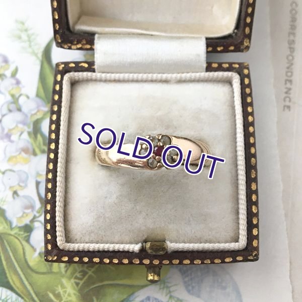 画像2: スピネルと水晶のゴールドリング (2)