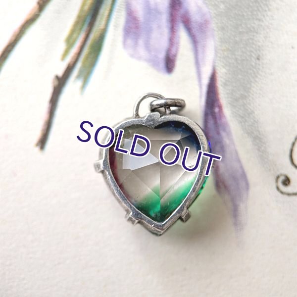 画像4: アイリスガラスのハートペンダント (4)