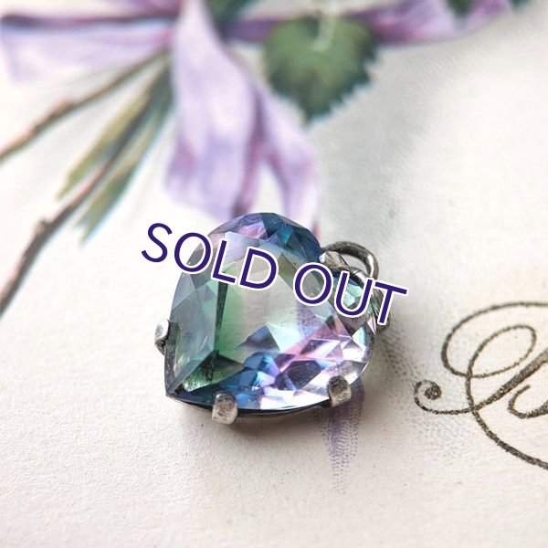 画像3: アイリスガラスのハートペンダント (3)