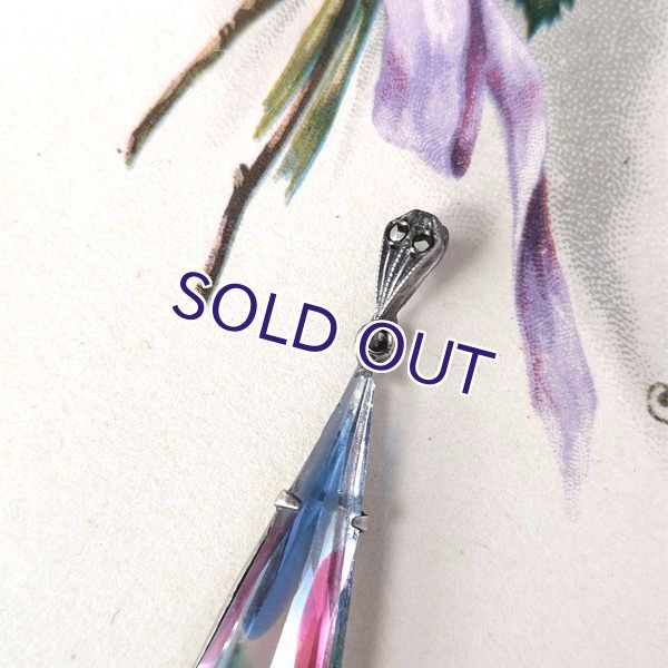 画像6: アイリスガラスのドロップペンダント (6)