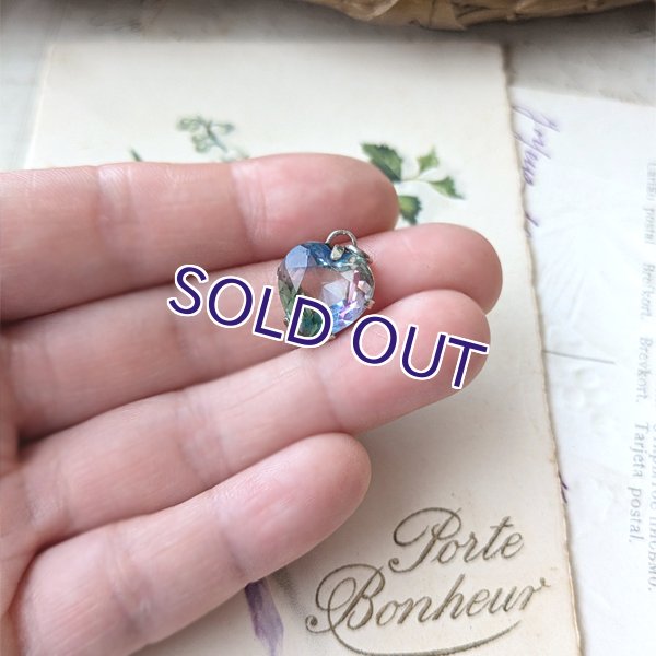 画像10: アイリスガラスのハートペンダント (10)