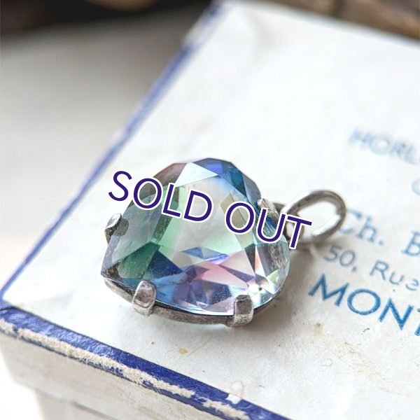 画像9: アイリスガラスのハートペンダント (9)