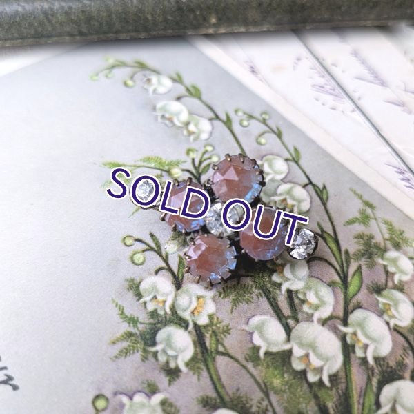 画像6: ローズカットサフィレットのブローチ (6)