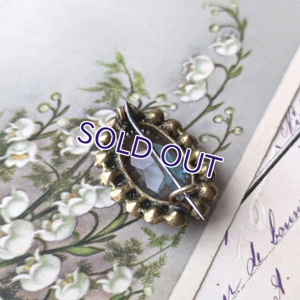 画像7: オーバルサフィレットのデイジーブローチA (7)