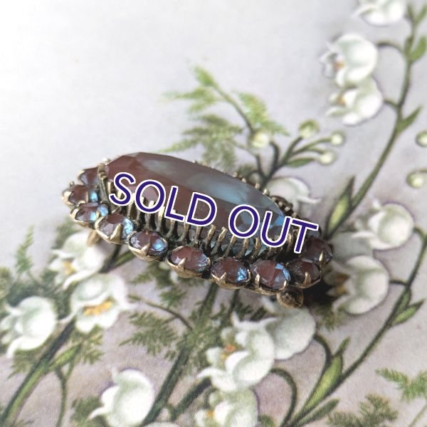 画像11: オーバルサフィレットのデイジーブローチA (11)