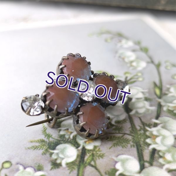 画像5: ローズカットサフィレットのブローチ (5)