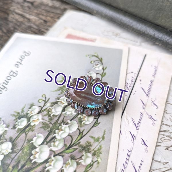 画像12: オーバルサフィレットのデイジーブローチA (12)