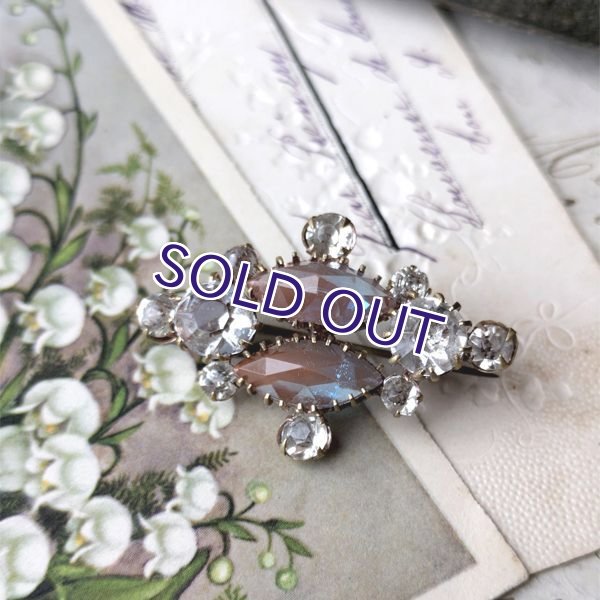 画像2: ダブルマーキスサフィレットのブローチ (2)