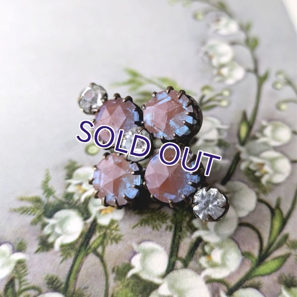 画像3: ローズカットサフィレットのブローチ (3)