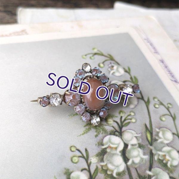 画像6: カボションサフィレットのクラスターブローチ (6)