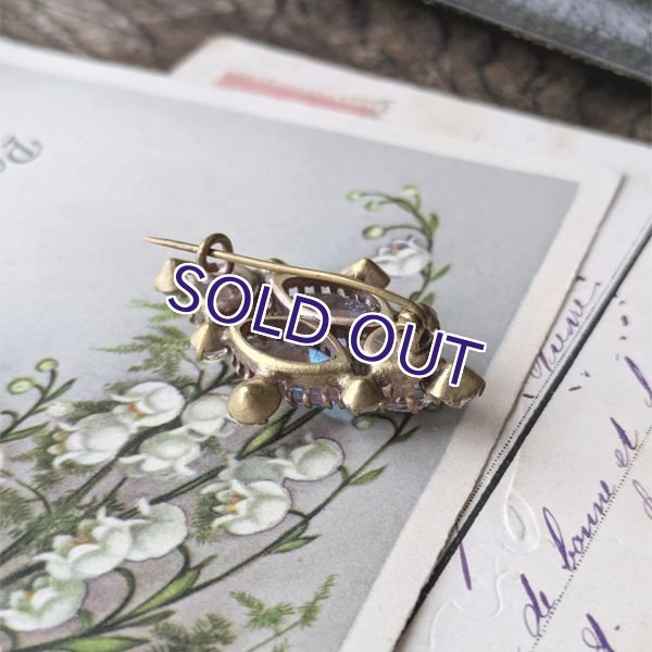 画像10: ダブルマーキスサフィレットのブローチ (10)