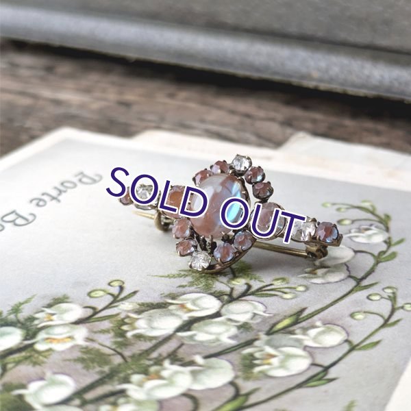 画像11: カボションサフィレットのクラスターブローチ (11)