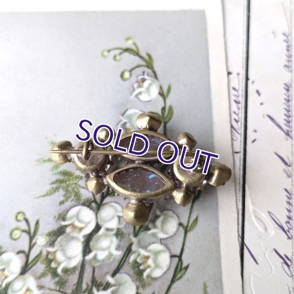 画像11: ダブルマーキスサフィレットのブローチ (11)