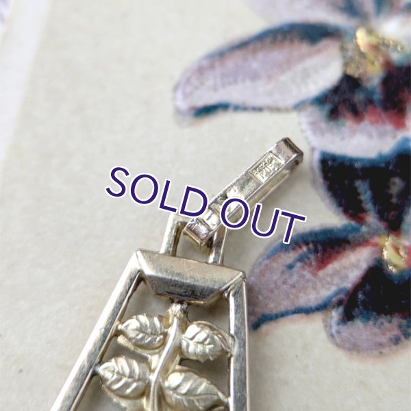 画像6: FIX バラのアールデコゴールドペンダント (6)