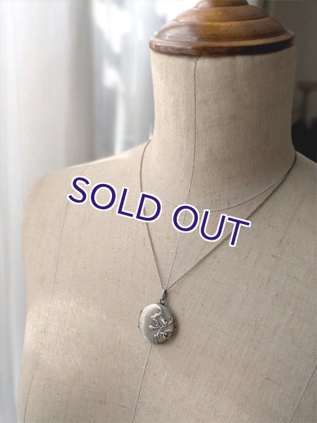 画像10: 銀製 ヤドリギのロケットペンダント (10)