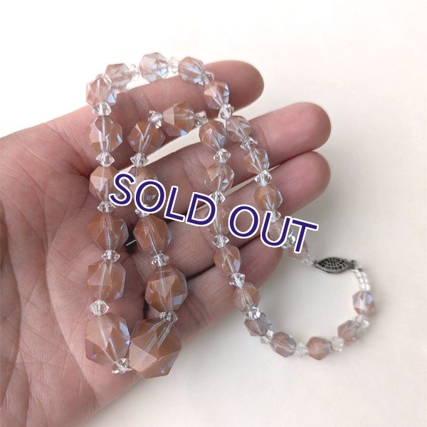 画像12: サフィレットのスターカットビーズネックレス (12)