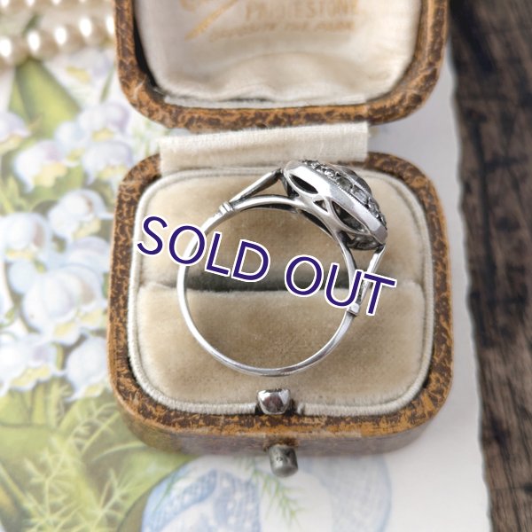 画像6: クリアガラスのシルバーラウンドリング (6)