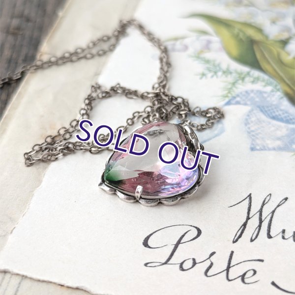 画像5: アイリスガラスのハートペンダント (5)