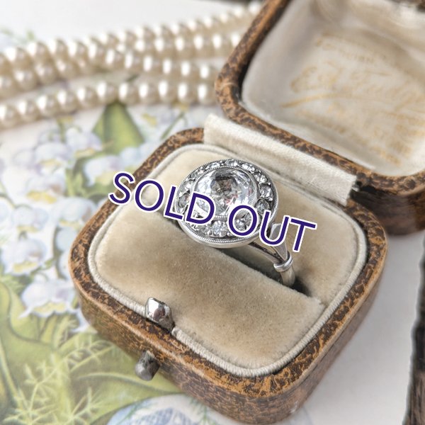 画像8: クリアガラスのシルバーラウンドリング (8)