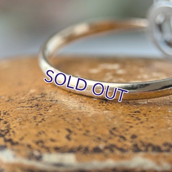 画像8: ローズカットサフィレットの一粒リング (8)