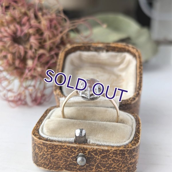 画像5: ローズカットサフィレットの一粒リング (5)